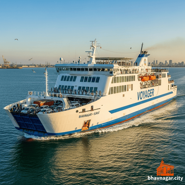 bhavnagar surat ro ro ferry service