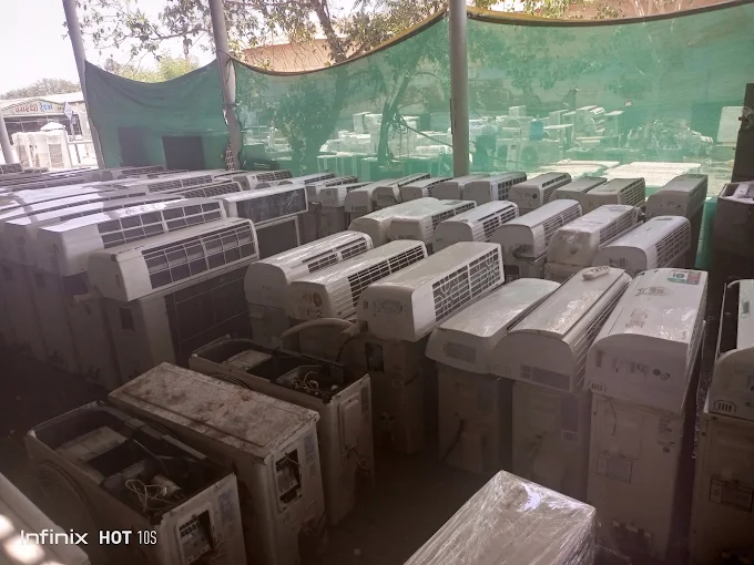 alang Air conditioners Second hand shop market
