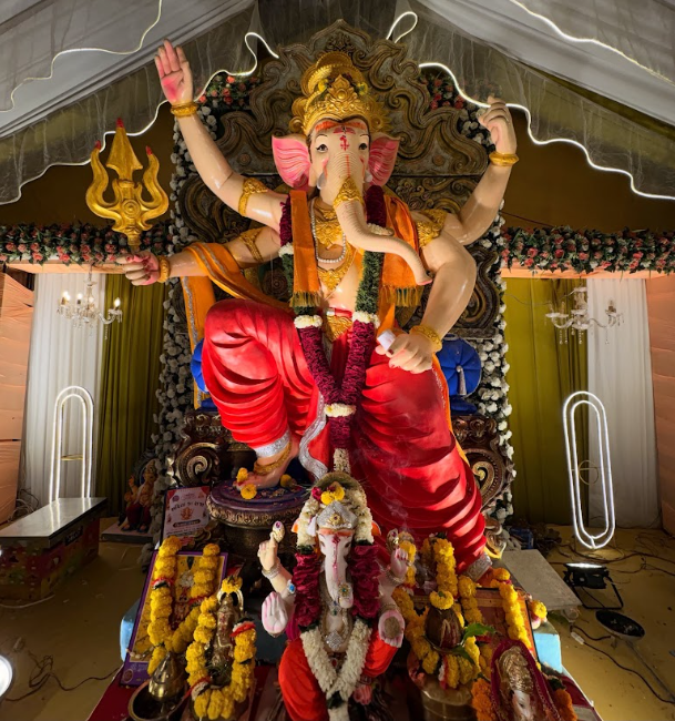 Sarthia Ka Raja Ganpati idol Bhavnagar