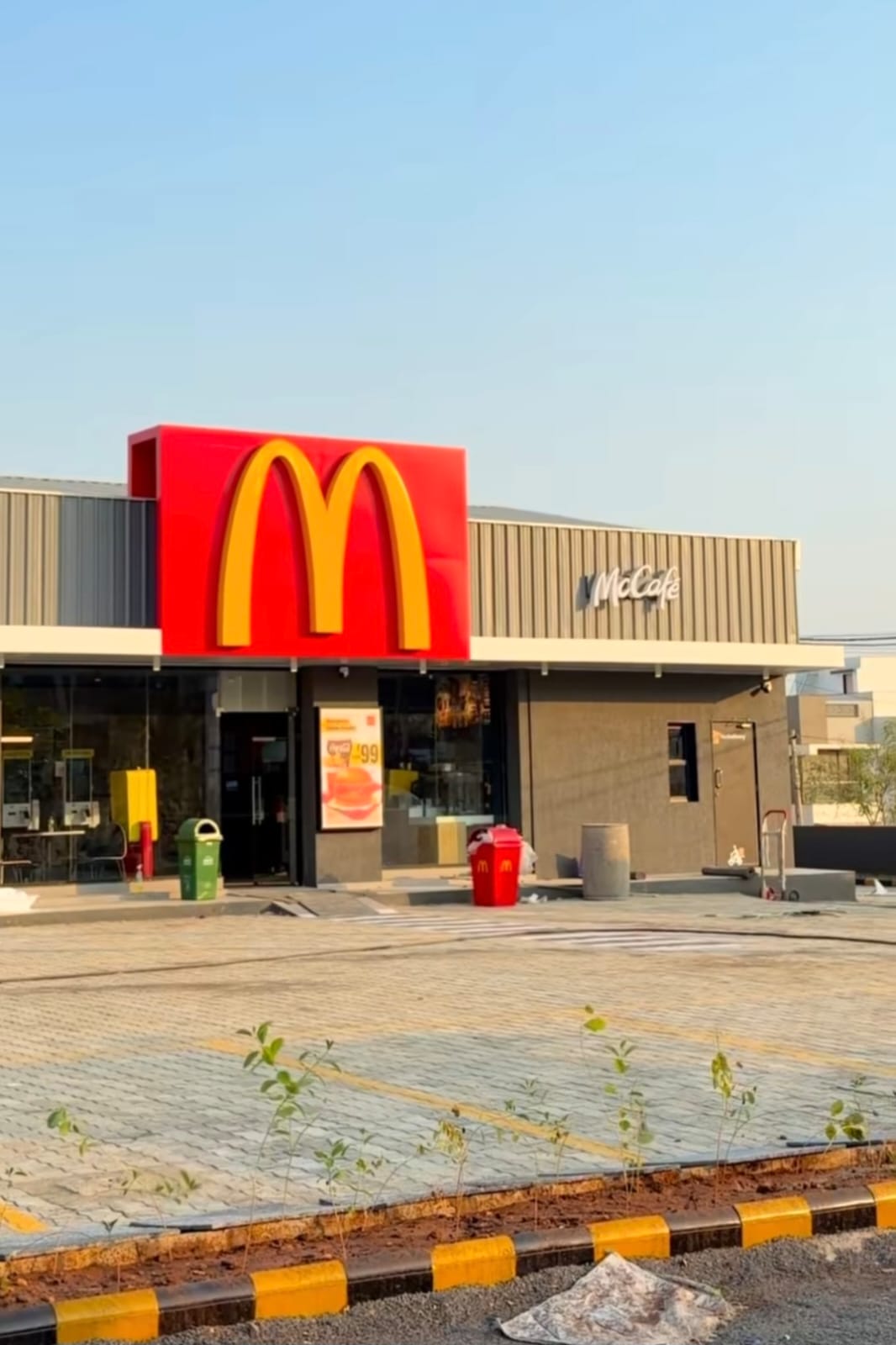 McDonald's outlet on Ring Road, Bhavnagar after opening