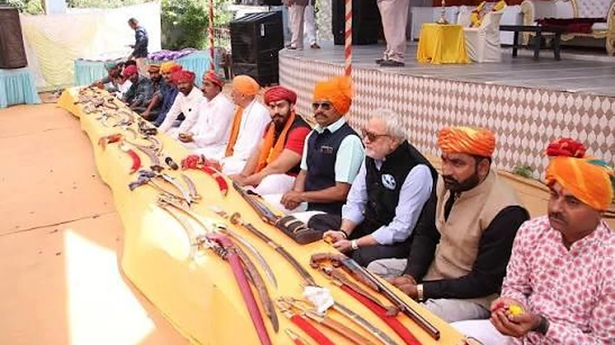 Shastra Puja on Dussehra in Bhavnagar
